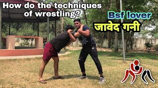 How do the techniques of wrestling?Javed gani ki best prectis. #indianjohncena