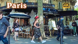 [4K] Paris Walks, 8th arrondissement of Paris - Hot Summer Walk - June 2022