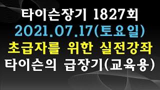 [타이슨장기 1827회] 장기 초급자를 위한 실전 강좌입니다!!