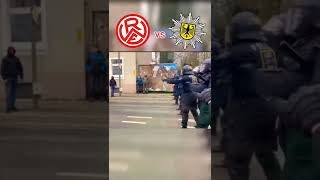 Rot Weiß Essen Hools - Polizei 26.2.2022 #shorts #rwe #hooligans