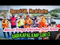 Operasi sar  Merak Banten, mencari Petugas kebersihan jatuh kelaut, Dari atas kapal suki 2