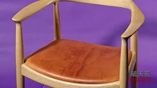 經典名牌 2008年 丹麥 舊 PP Møbler The Chair Hans Wegner名家設計款 內地無法運送