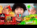 Eating the World’s SPICIEST vs SOUREST Food - Challenge