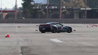 Corvette C7 WINS the autocross with \