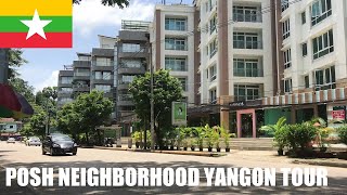 Posh Neighborhood of Yangon City Walking Tour 🇲🇲