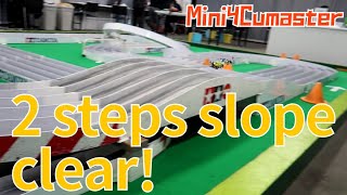 【Mini4WD】Clear the slope with the brake stabilizer! I've made the final adjustments!【Mini4Cumaster】