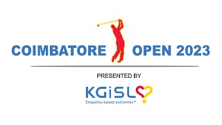 LIVE | Coimbatore Open 2023 presented by KGiSL LIVE from Coimbatore Golf Club ROUND 4