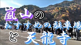 京都嵐山オススメの駐車場と紅葉の天龍寺