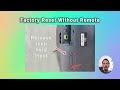 how to reset vizio tv factory reset hard reset restart 2 ways with without remote