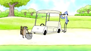 Regular Show - Mordecai And Rigby Try To Do Work At The Park