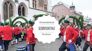 Schäfflertanz in Murnau der Schäfflertanzgruppe des Pfeifenclub Peißenberg-Sulz