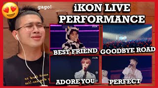 iKON - 'Adore You, Best Friend, Perfect and Goodbye Road' LIVE PERFORMANCE REACTION 😍🔥 (Part 4)