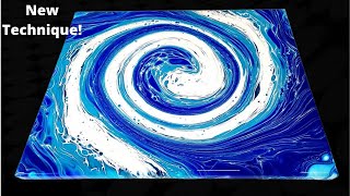 Must see NEW TECHNIQUE in Acrylic Pouring! The \