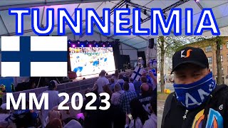 Jääkiekon MM 2023 FIN-SWE Fan Zone tunnelmia