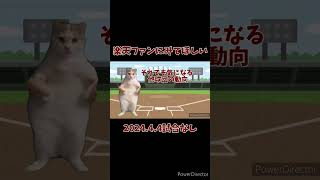 試合がない日　楽天イーグルス　猫ミーム #shorts