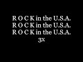 john mellencamp r.o.c.k. in the u.s.a. lyrics hd