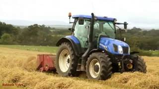 Harvest-time - Tedding Straw with a \