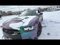 driving my built srt in the snow was an bad idea...