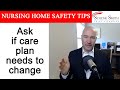 Nursing Home Safety Tip 129: Ask if care plan needs to change