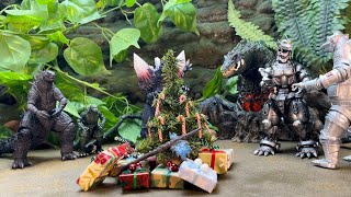 Christmas with Godzilla | Godzilla Stop Motion