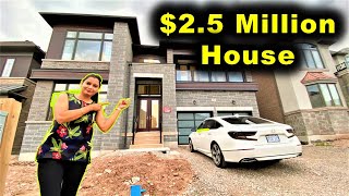 House Tour Of A 2.5 Million Dollar Luxury House In Canada | Canada Couple Vlogs