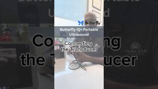 Portable #ultrasound: Butterfly IQ+ - Connecting the transducer