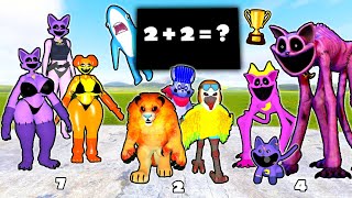 MEGA CONCURSUL LUI DRACULASS DE MATEMATICA! FAMILIA INDIGO PARK VS FAMILIA CATNAP VS FETELE CATNAP!