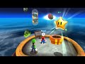 super mario galaxy all luigi rescue missions