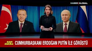SON DAKİKA! Cumhurbaşkanı Erdogan, Putin ve Macron İle Görüştü