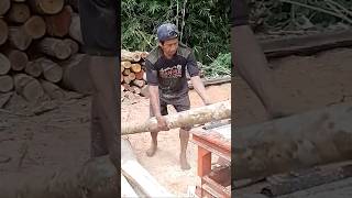 splitting wood skill expert #woodskills #woodworking #wood