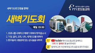 2021. 09. 27. 포도원교회 새벽기도회(설교영상)