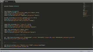 Python timer with progressbar