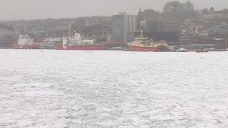 Sailing through sea ice onboard Canada’s largest icebreaker