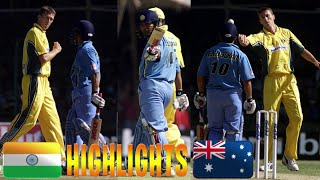 India vs Australia | 3rd ODI | Highlights | 2001 | Sachin Tendulkar brilliance sinks the Australians