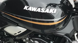 Z900rs旧車タイプエンブレム交換