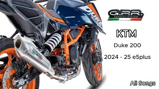 GPR Exhaust System Duke 200 2024 #duke200 #ktmduke200 #duke