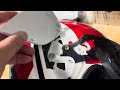 quick install of my dark smoke visor for my arai dt x ducati corse sbk 4 helmet