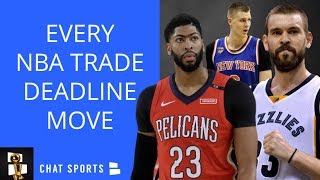 NBA Trades Recap: Gasol To Raptors, Markelle Fultz Traded, Did Anthony Davis Get Traded To Lakers?