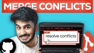 Merge Conflicts in Git Explained | Git & GitHub Crash Course Tamil - Part 4