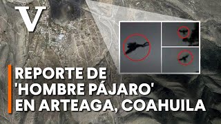 Reporte de 'Hombre Pájaro' en Arteaga moviliza a las autoridades