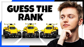 Can A Rocket League Pro Guess Different Ranks?