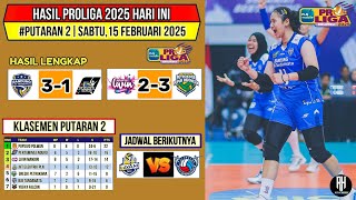 Hasil Proliga 2025 Hari ini~Bandung Bjb vs Pertamina~Klasemen Voli Proliga 2025 Putaran 2 Pekan 6