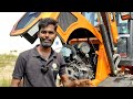 ace ax 124 backhoe loader all type working performance on field tractor video come to village