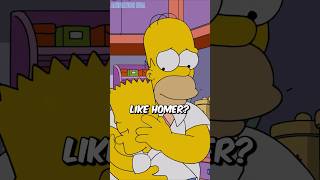 What Happens When Bart Wants To Be Like Homer? #thesimpsons