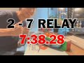 7:38 2-7 Relay PB (First sub8)