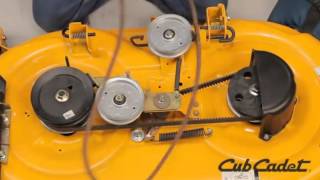 How to Change the PTO Belt on a Cub Cadet Riding Lawn Mower