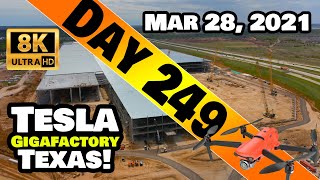 Giga Texas 8K Ultra HD 60 FPS Drone Footage - March 28, 2021 - WORLD'S FIRST GIGA TEXAS 8k VIDEO!