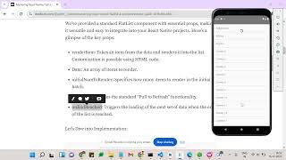 "Mastering React Native FlatList: A Comprehensive Guide for Efficient Data Rendering"
