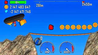hill climb racing - hovercraft on mountain 🗻 | android iOS gameplay #765 Mrmai Gaming