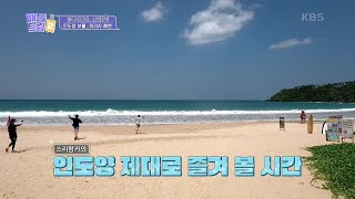 숙소 바로 앞 아름다운 인도양이 펼쳐진다! 미리사 해변의 절경을 보다! [배틀트립 2] | KBS 230520 방송